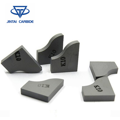 China Grade YG6 Blank Brazed Tungsten Carbide Tip , Sintering Brazed Tips supplier
