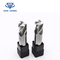 Solid Tungsten Carbide 2/4/6 Flute End Mill Cutter / Router Bit For Milling supplier